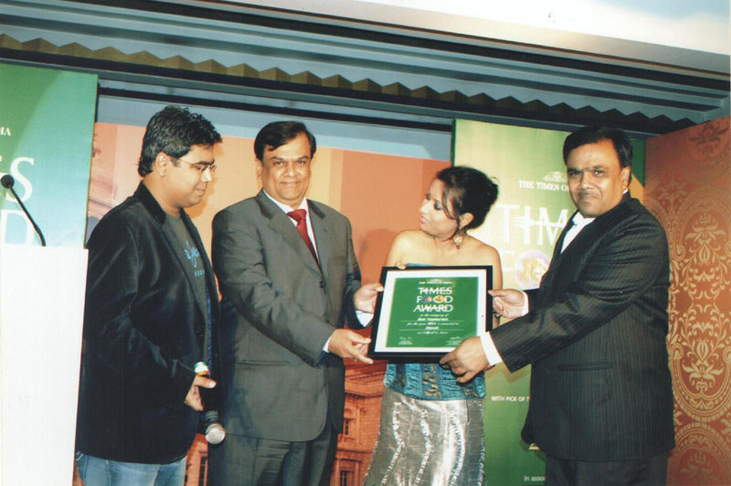 haveli restaurant been awarded the times food & nightlife award for the best vegetarian (standalone) category